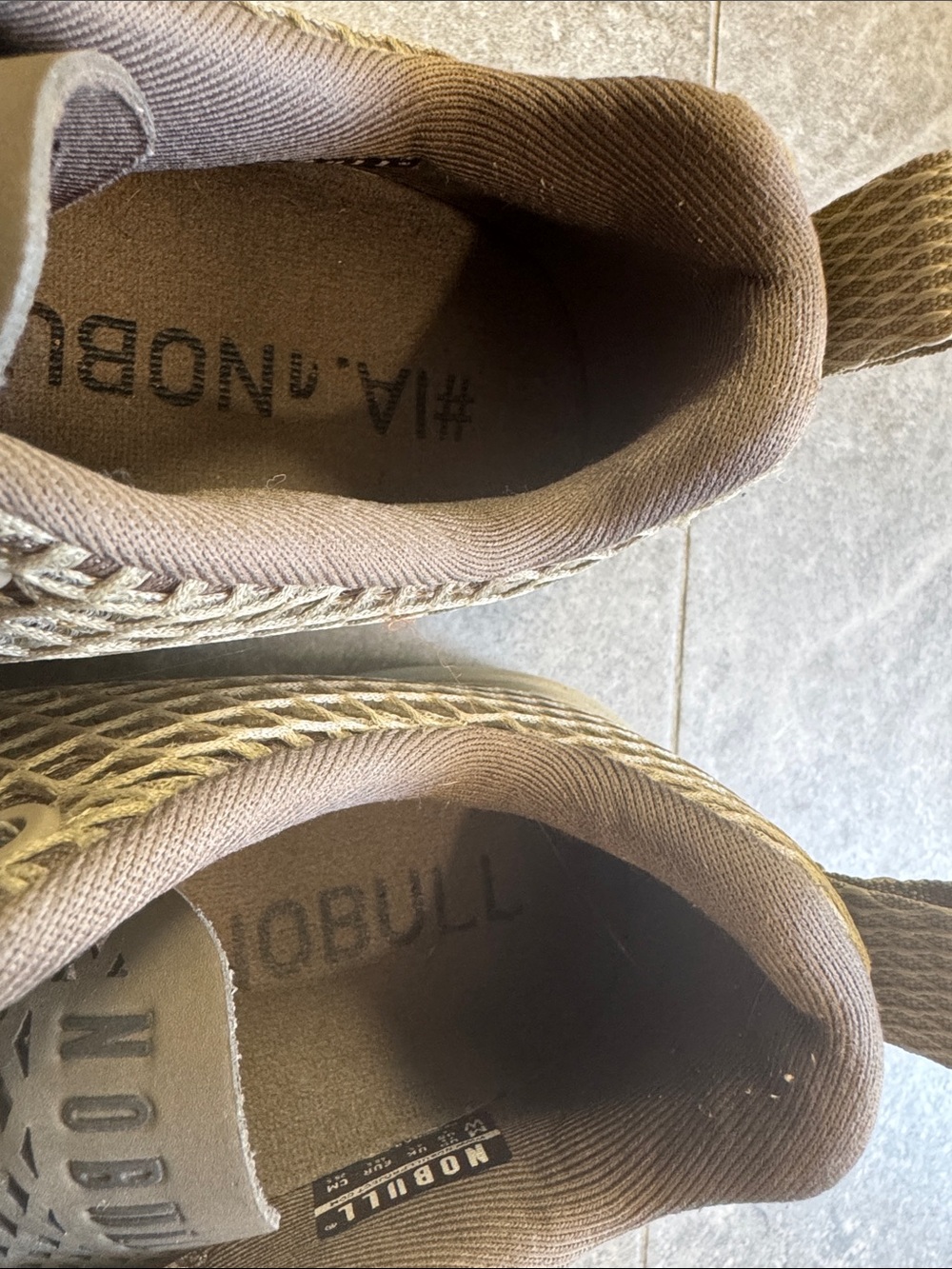 NOBULL Beige/Taupe Mesh Sneaker - Picture 5 of 5